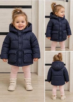 Стильна зимова куртка-пуффер zara kids, розмір 98 (2-3 роки)
