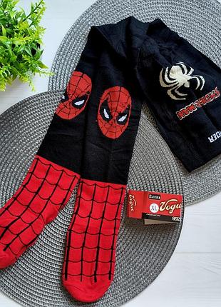 Детские демисезонные колготы спайдермен колготки на мальчика человек паук