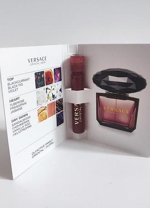 Туалетна вода для жінок versace crystal noir 1 мл
