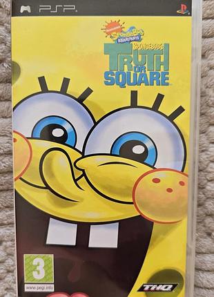 Spongebob’s truth or square, eng, б/у, psp playstation portable