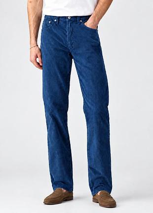 Джинси чоловічі levi's 505 вельветові сині