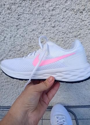 Кросівки жіночі nike білі, рожеві, розмір 38