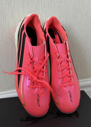 Футбольні бутси adidas f50 hyperfast club fg/mg