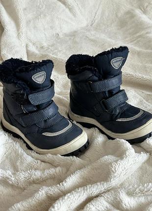 Чоботи дитячі зимові lasocki сині