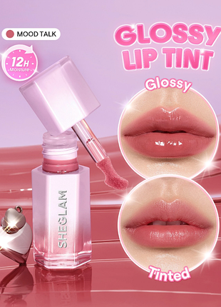Глянцевый тинт для губ sheglam glazed &amp; locked glossy lip tint - 131 mood talk (6302-131)