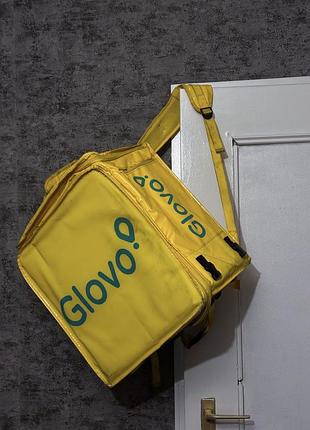 Рюкзак glovo для доставки, жовтий