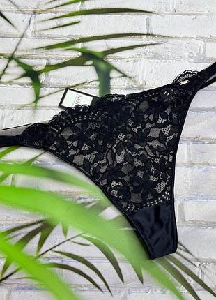 Трусы стринги женские от премиальной коллекции noir hunkemoller.