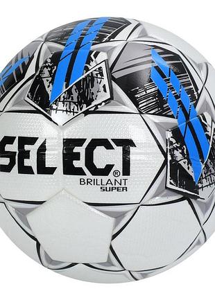 Футбольний м'яч select 4946-1 №5 чорний-синій