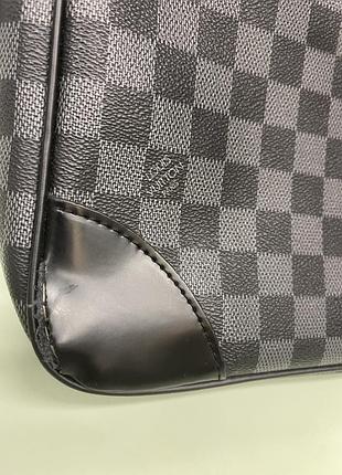 Сумка-портфель чоловіча louis vuitton damier graphite 3