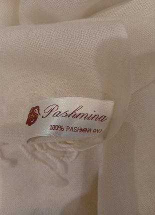 Кашемировая шаль pashmina 3