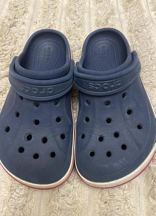 Шльопанці дитячі crocs c13 сині