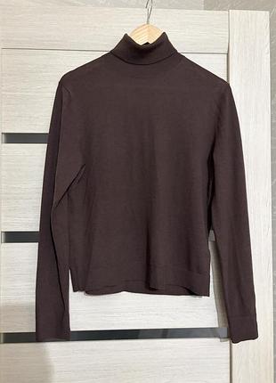 Гольф водолазка massimo dutti коричневий розмір l