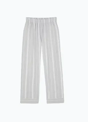 Широкие домашние фланелевые брюки primark