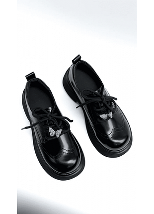 Туфлі evie для дівчинки papillon black, розмір 35 (22,5 см.)