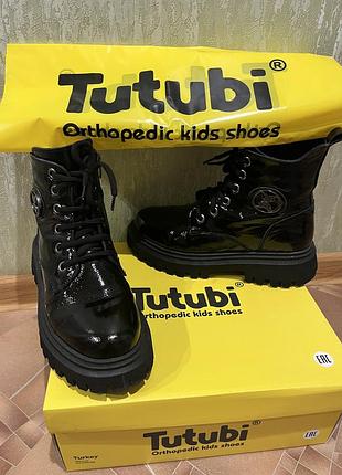 Черевики жіночі tutubi чорні, розмір 38