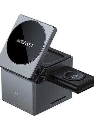 Зарядное устройство acefast wireless qi 3in1 15w e18 rubik's (6974316282884)