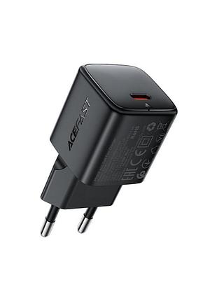 Зарядное устройство acefast 1xusb-c 30w gan a118 black (6974316284994)