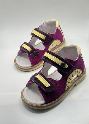 Босоніжки ортопедичні для дівчинки miracle kids 1417-002s, розмір 23 (14,7 см.)