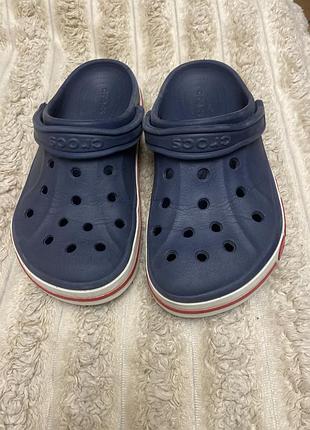 Шльопанці унісекс crocs сині, розмір m6/w8