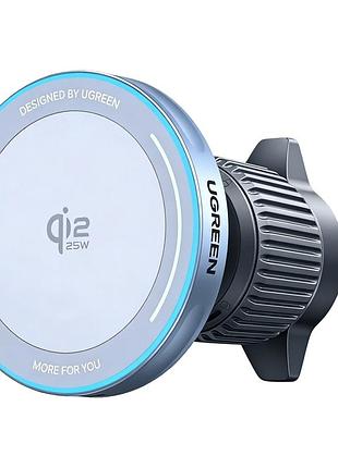 Універсальний автотримач ugreen w758 magnetic wireless car charger 25w qi2.2 starlight blue (55967)
