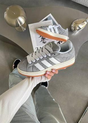 Кросівки adidas campus 00s grey premium 🩶