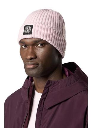 Шапка для чоловіків stone island біні  вовна