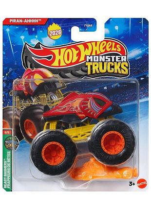 Машинка-внедорожник hot wheels monster truck piran-ahhhhh