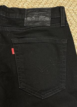 Джинси чоловічі levi's premium чорні w30 l30
