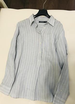 Роскошная льняная рубашка ralph lauren 5