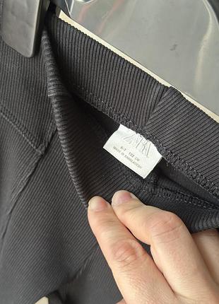 Лосини кльош в рубчик zara для дівчинки 6-7 років 122 3