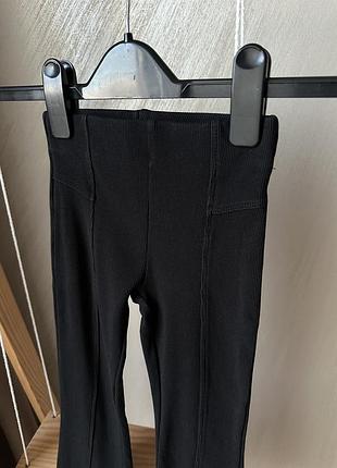 Лосини кльош в рубчик zara для дівчинки 6-7 років 122 2