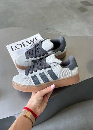 Жіночі кросівки adidas campus 00s silver premium🩶