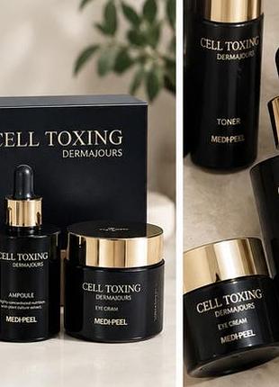 Набір для догляду за обличчям medi-peel cell toxing dermajours essential kit