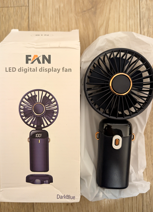 Вентилятор fkn портативний led digital display fan