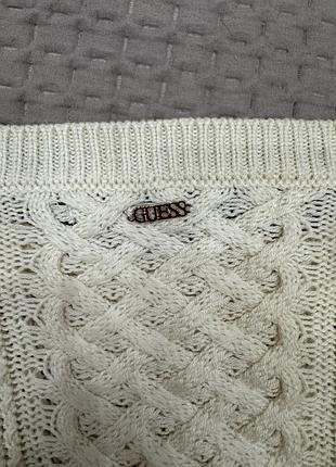 Светр жіночий guess молочний (m) 6