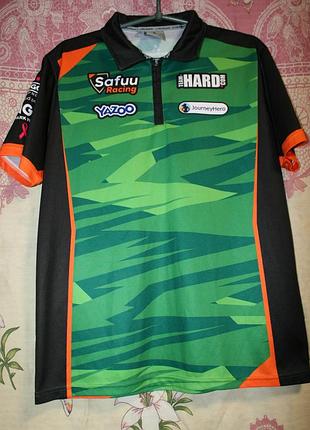 Спортивна футболка поло harlequin teamwear team hard racing розмір m