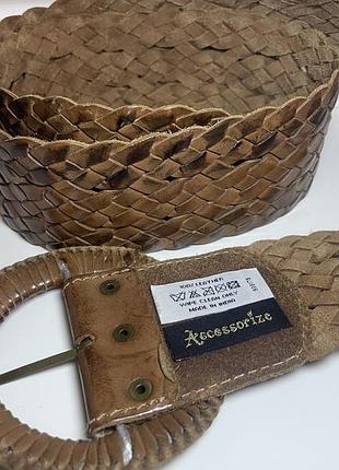 Елегантний та стильний широкий шкіряний ремінь від відомого бренду accessorize