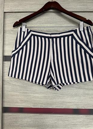 Шорти жіночі zara в смужку, бавовна