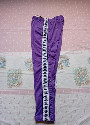 Брюки kappa с лампасами