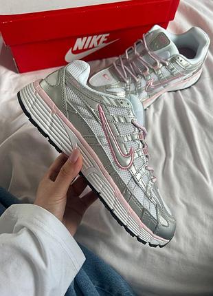 Жіночі кросівки nike p-6000 white elemental pink | 37–41