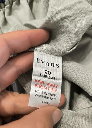 Шорты льняные evans 4