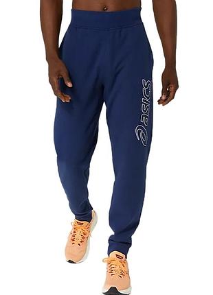 Брюки мужские asics asics logo sweatpant синие 2031e189-404