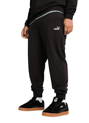 Брюки мужские puma ess no. 1 logo sweatpants черные 68260801