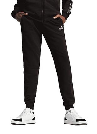 Брюки мужские puma ess tape sweatpants черные 68468001