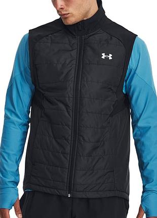 Жилет чоловічий under armour launch pro insulated vest чорний