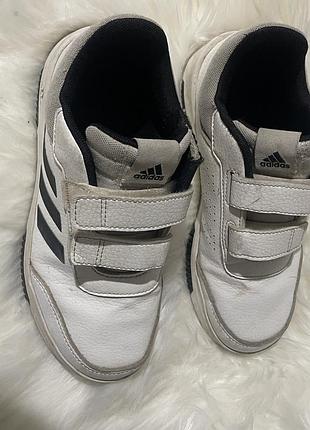 Кросівки для підлітків adidas білі на липучках