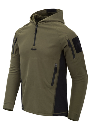 Кофта тактическая helikon-tex range hoodie - topcool, оливковый, размер xxl