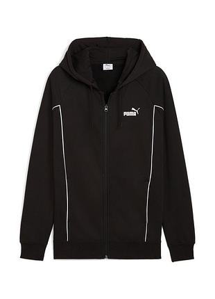 Мужская толстовка puma sport fz hoodie fl черная 68824001