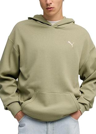 Толстовка мужская puma class relaxed pinnacle hoodie t оливковый 63301682