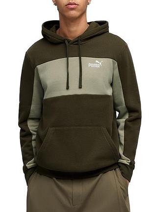 Толстовка чоловіча puma ess block hoodie fl хакі 68468682